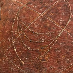 Layered stone necklace